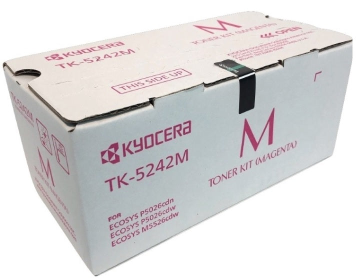 Toner KYOCERA TK-5242M - 3000 páginas, Magenta, ECOSYS P5026cdw Toner KYOCERA TK-5242M - 3000 páginas, Magenta, ECOSYS P5026cdw